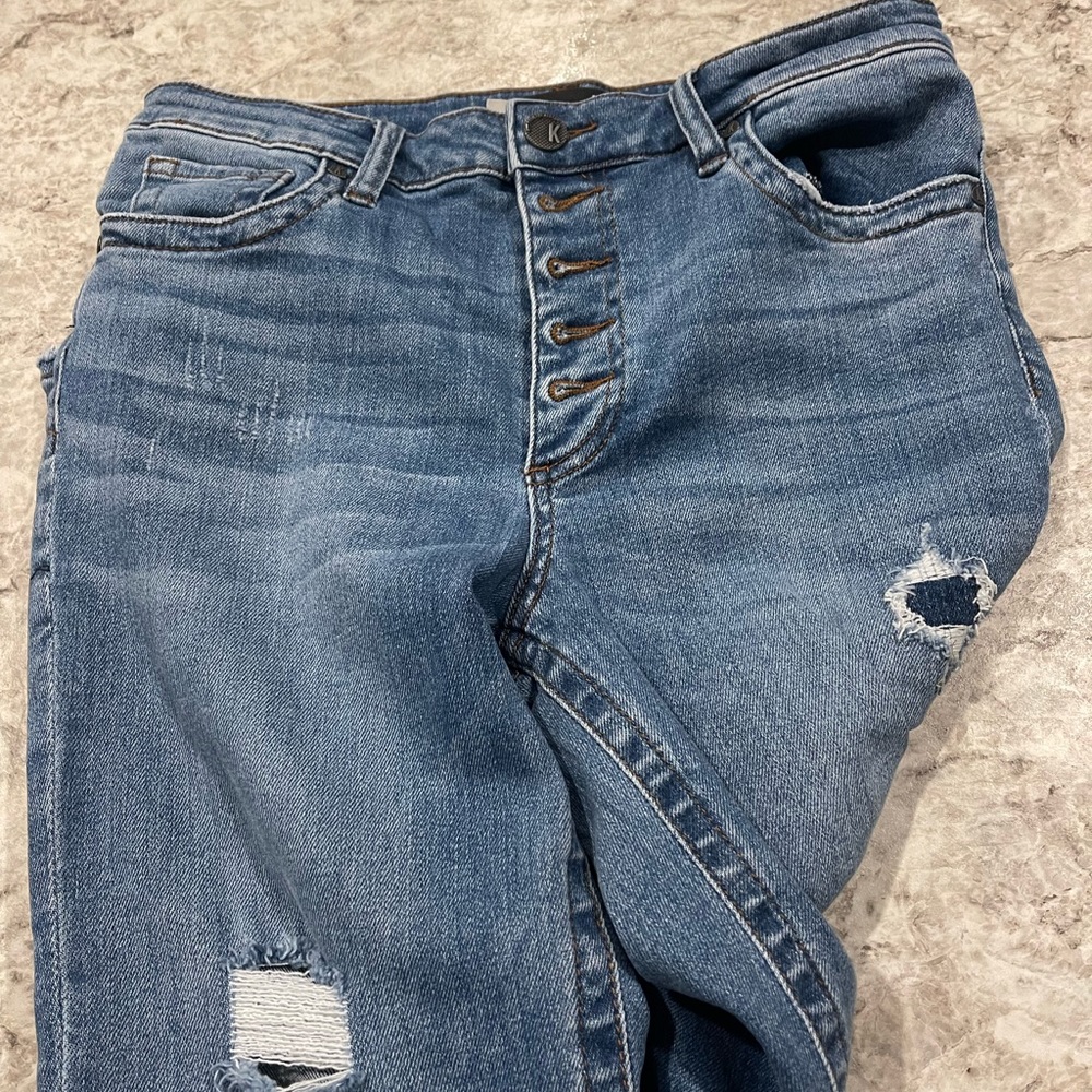 Stevie straight leg high rise kut from the cloth size 8